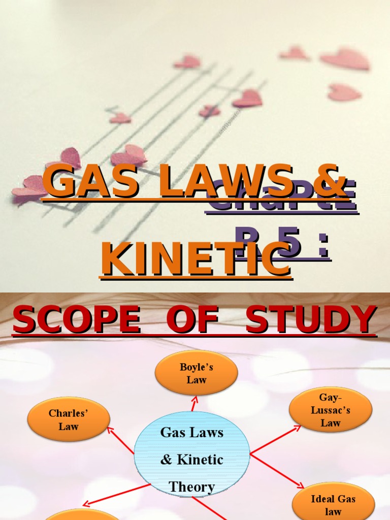Chapter 5 Gas Laws and Theory 2 PDF Gases Temperature