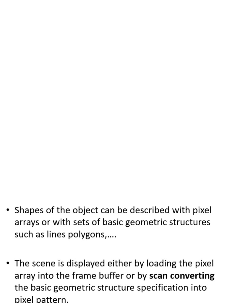 3- Ch 3_Scan Conversion | PDF | Pixel | Triangle