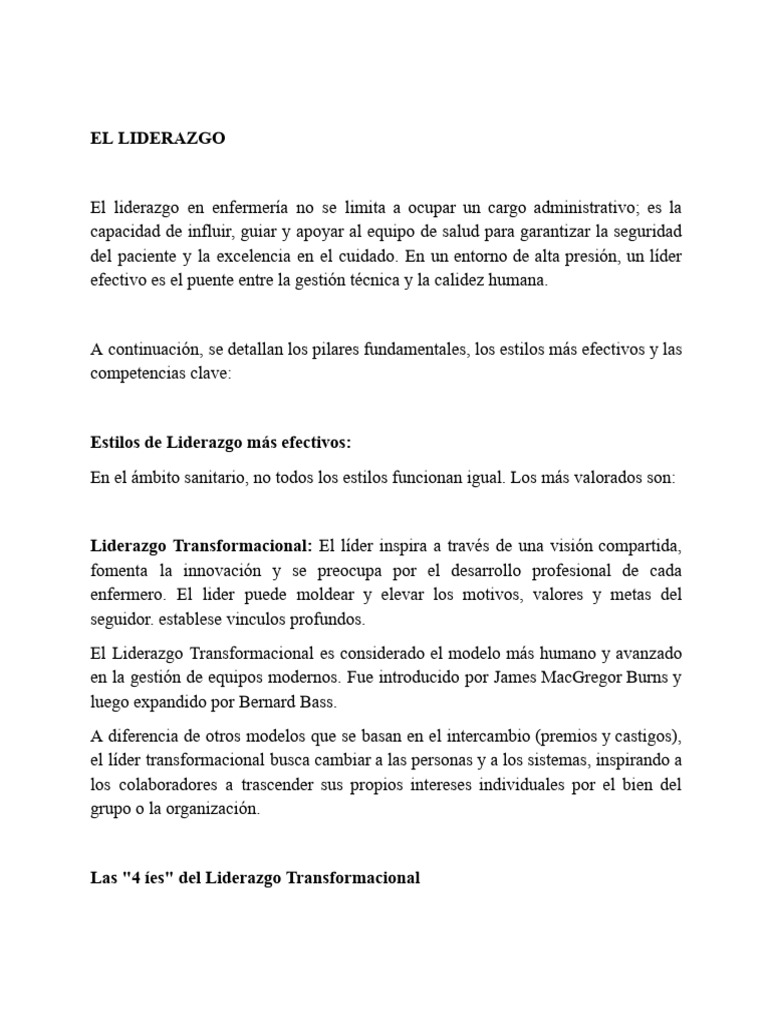 Liderazco y Gerenciaminto.docx | PDF | Liderazgo | Las emociones