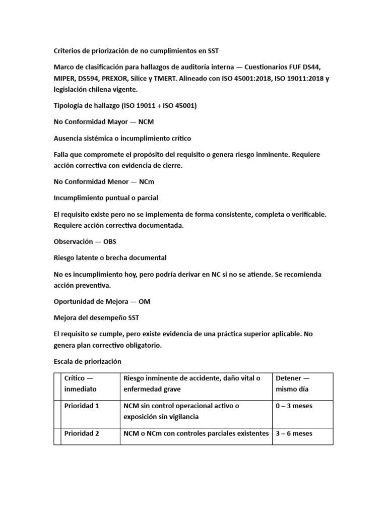 Criterios de Priorizacion Para Planes de Mejora | PDF | ruido