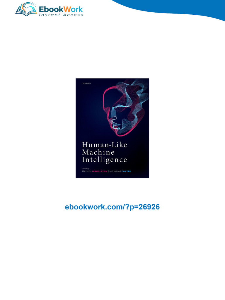 Human-Like Machine Intelligence Stephen Muggleton digital edition | PDF ...