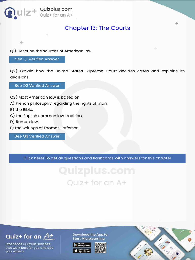 Describe the Sources of American Law | PDF | American Government ...