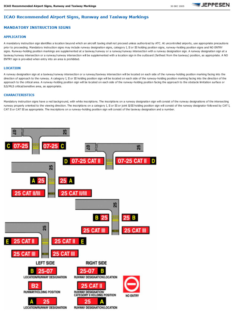 ICAO Recommended Airport Si | PDF | Runway | Aviation