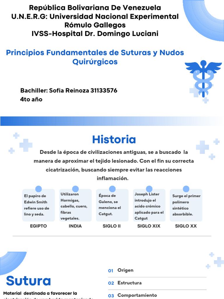 Presentación Proyecto de Medicina Moderno Azul | PDF | Cirugía