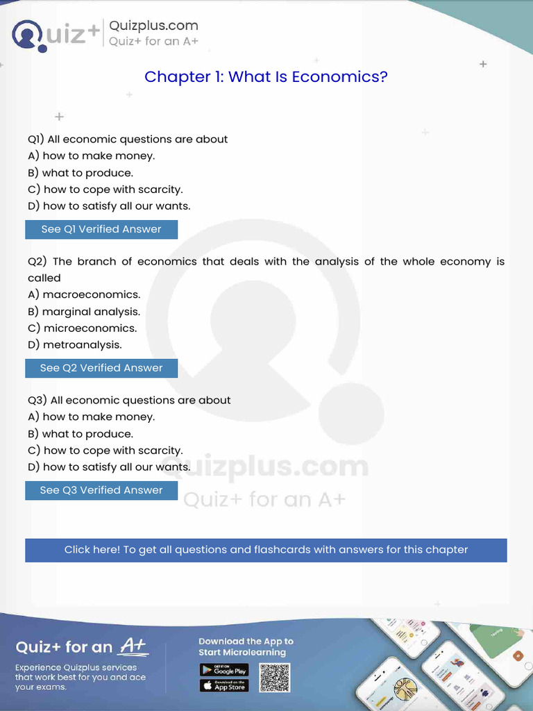 All Economic Questions Are About | PDF | Interest | Inflation