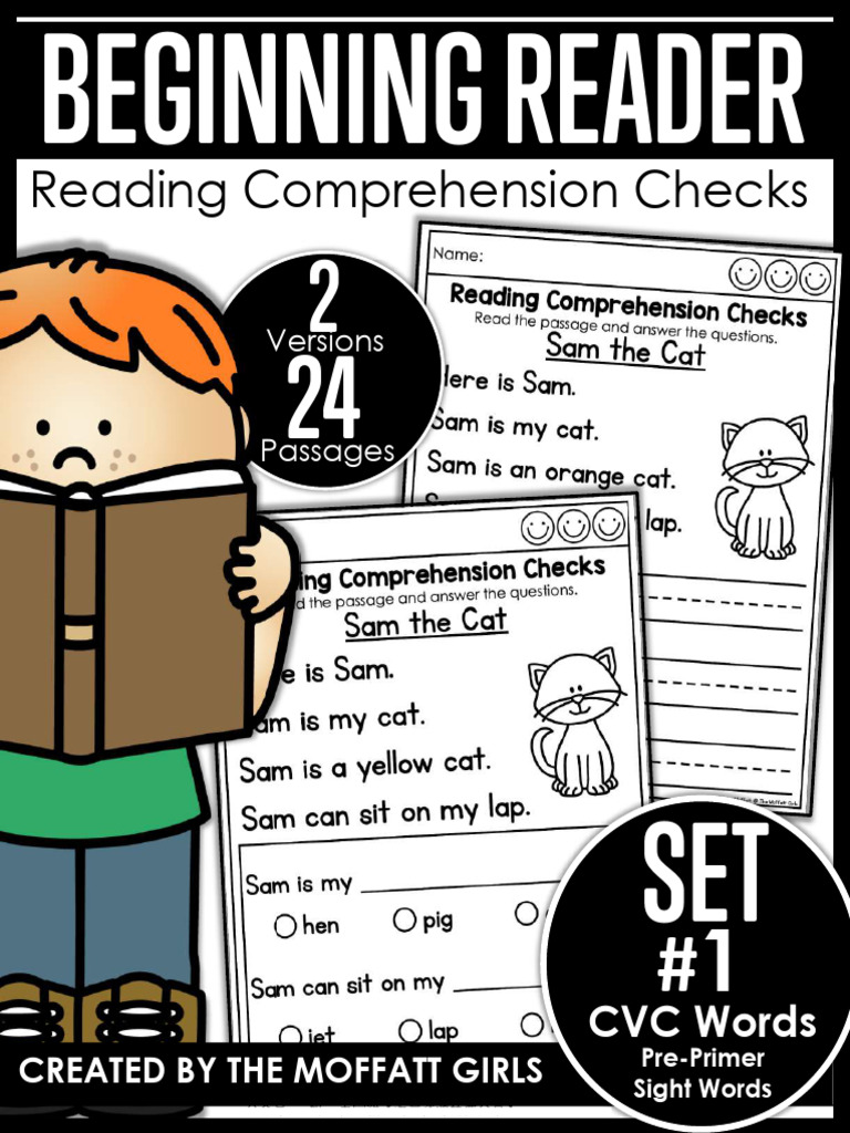 Beginning Reading Comprehension Checks Set 1 | PDF | Reading (Process)