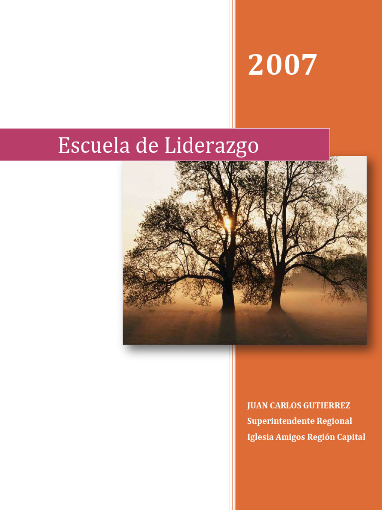 Escuela de Liderazgo 2007 | PDF | Iglesia cristiana | Cristo (título)
