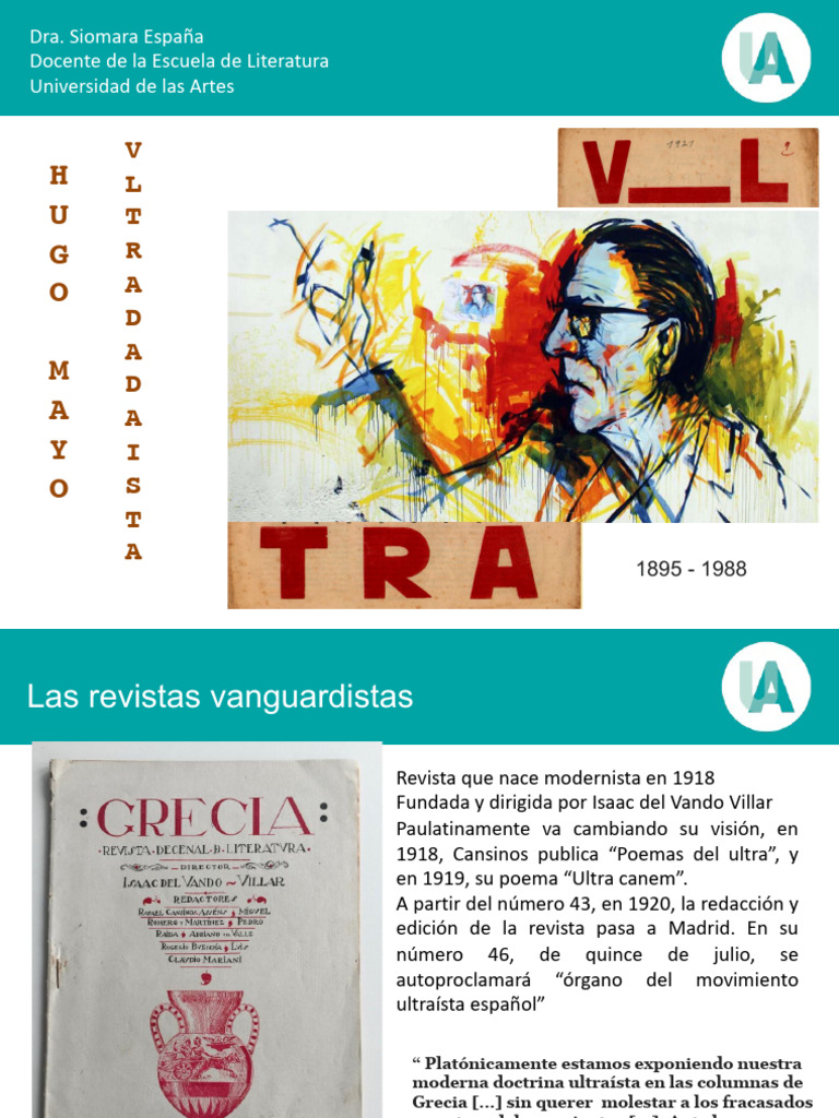 HUGO MAYO ULTRADADAISTA | PDF | Literatura en español | Movimientos