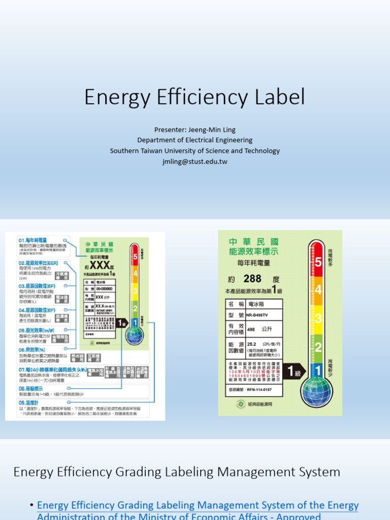Energy Efficiency Label | PDF