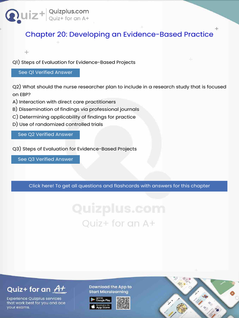 Steps of Evaluation for Evidencebased Projects | PDF | Systematic ...