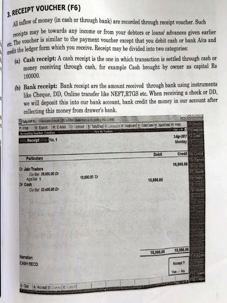 Unit 3, Question I - Receipt and Payment Voucher | PDF | Payments ...