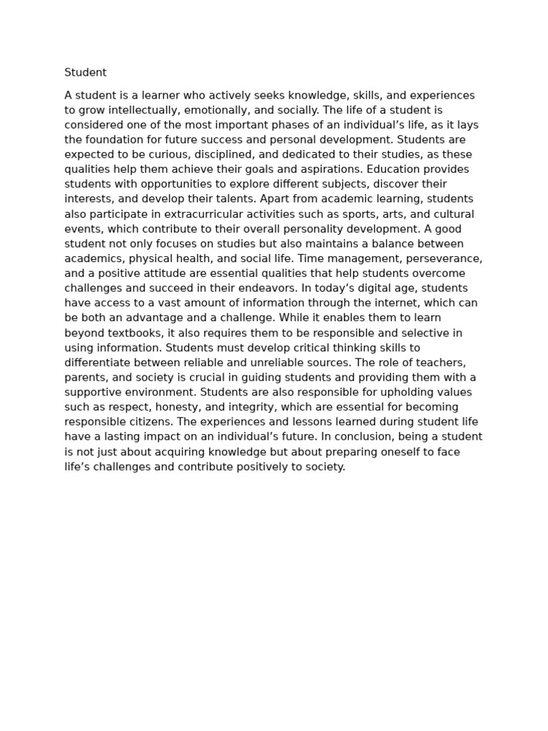 Student | PDF