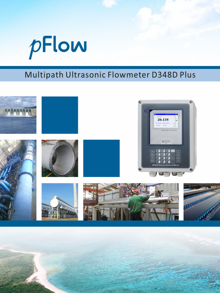 D348D Plus Multipath Ultrasonic Flowmeter | PDF | Flow Measurement ...