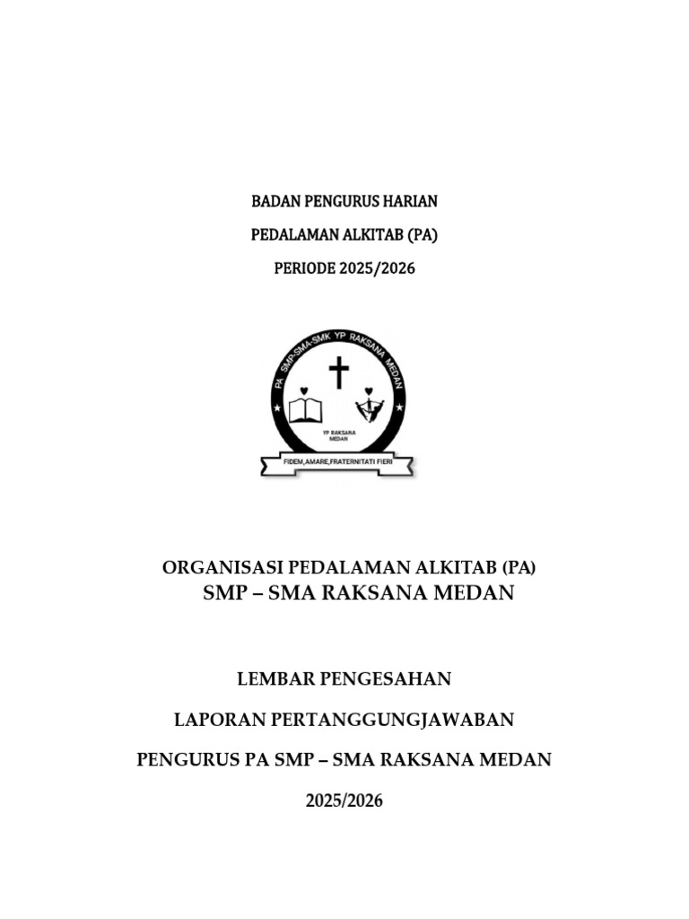 Laporan Pertanggungjawaban | PDF