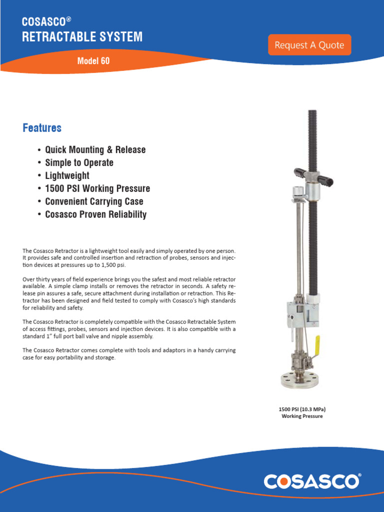 60 Retractable System Retractor Kit | PDF | Equipment