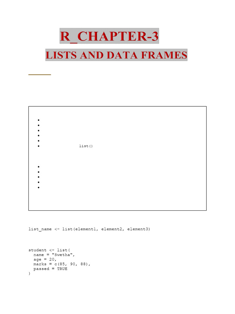 R Chapter 3 | PDF | Matrix (Mathematics) | Mathematical Analysis