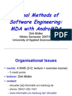 Formal Methods of Software Engineering: Mda With Andromda