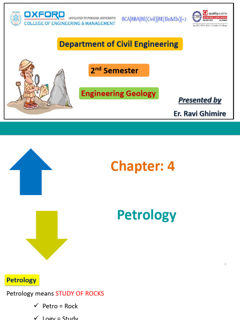 Chapter -4, Petrology | PDF | Clastic Rock | Sedimentary Rock