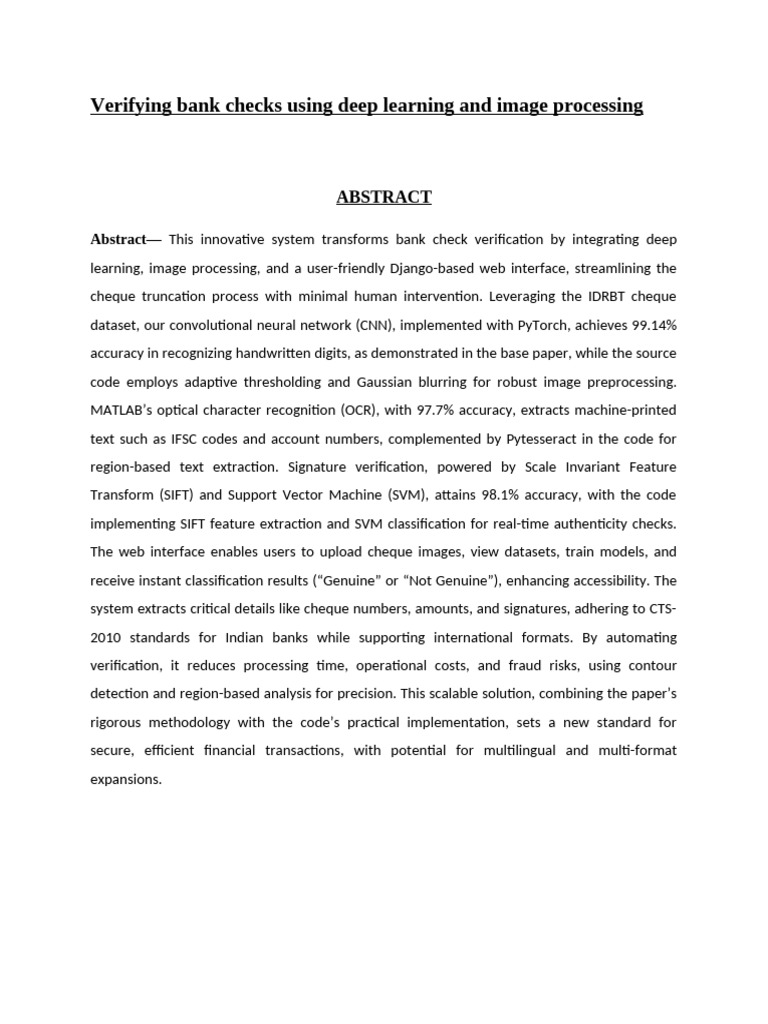 C070.Verifying Bank Checks Using Deep Learning and Image Processing ...