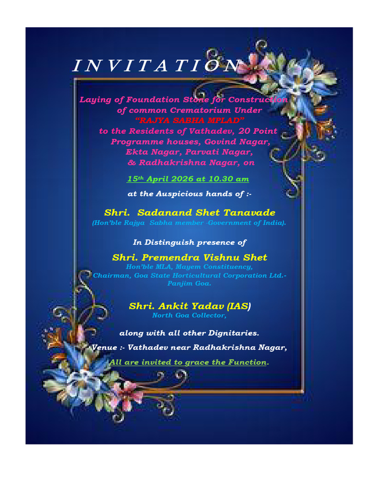 Invitation Format (2) | PDF