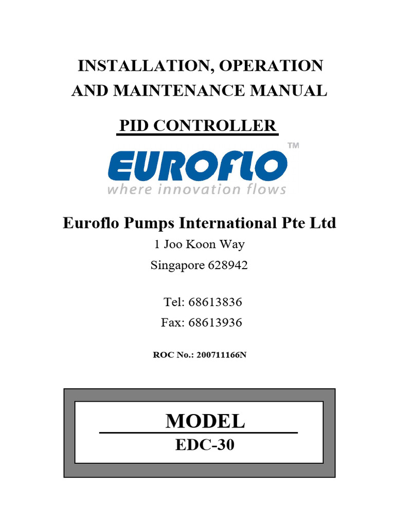 IOM Control Panel EDC-30 Rev01 | PDF | Parameter (Computer Programming ...
