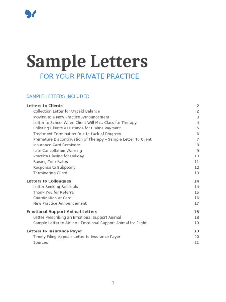 Fill in the Blank Letter Templates | PDF