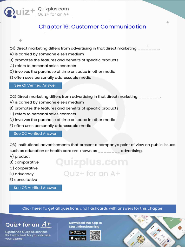 Direct Marketing Differs From Advertising in That Direct Marketing ...