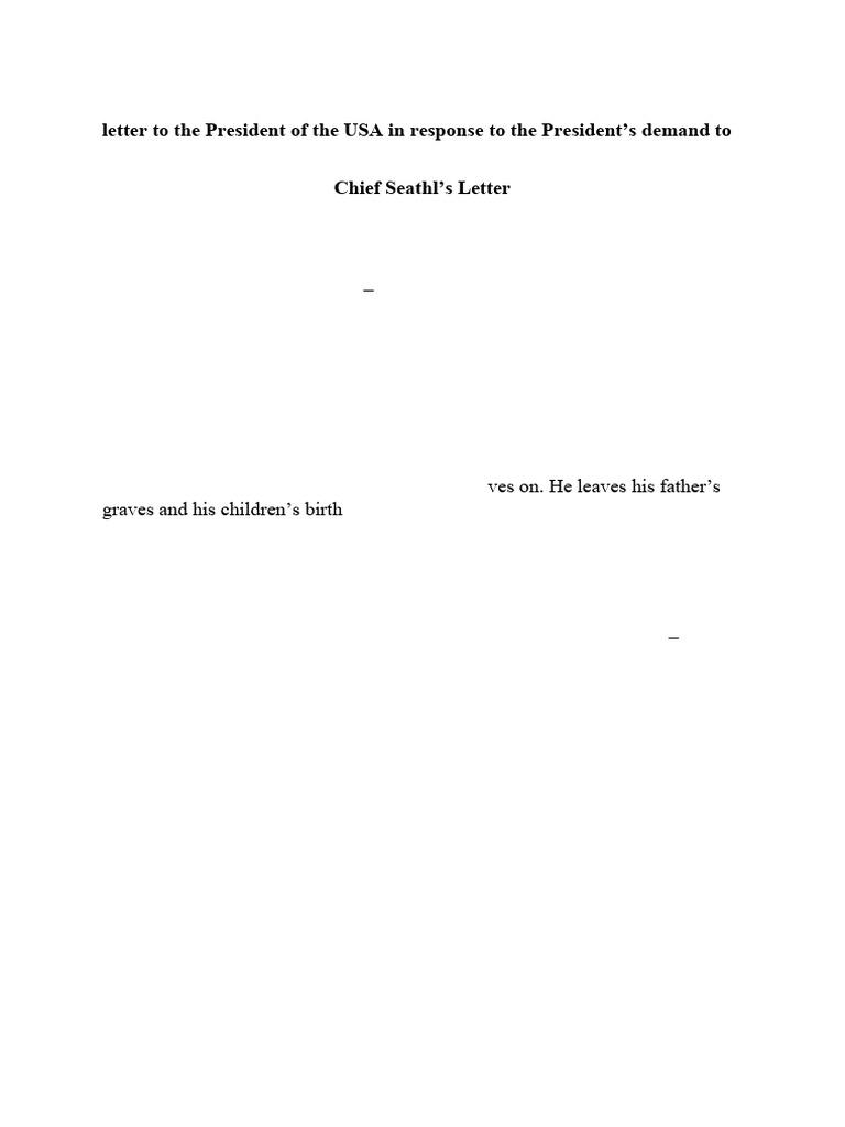 AECC-Interpretation(Chief Seathls Letter) | PDF