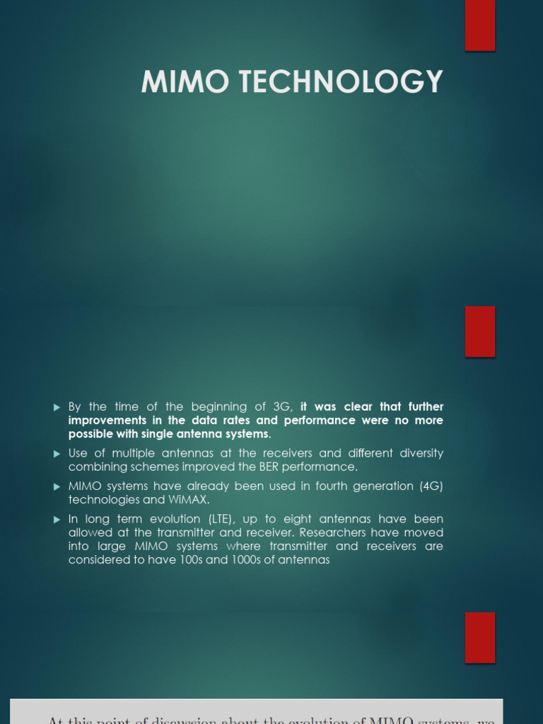 4. MIMO | PDF | Mimo | Multiplexing