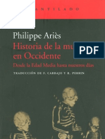 Ariès, Philippe - Historia de la Muerte en Occidente