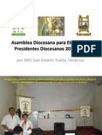 Asamblea Diocesana para eleccion de los Presidentes Diocesanos 2013-2016