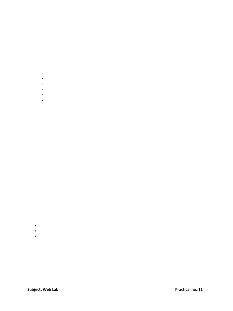 Experiment No 11 (Web) Ag | PDF | Web Application | World Wide Web