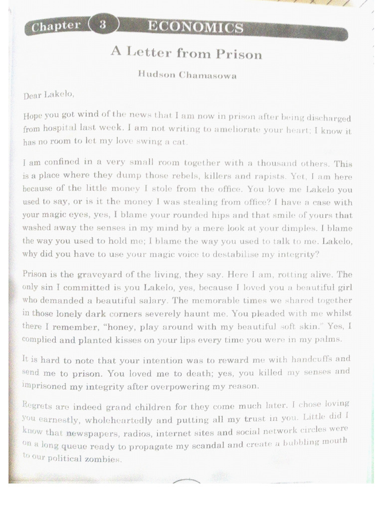 à Letter From Prison | PDF