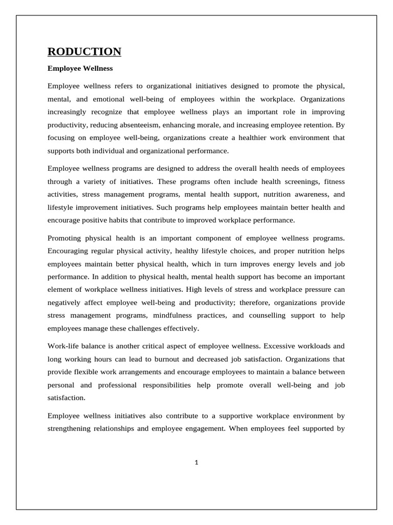 final project draft | PDF | Well Being | Job Satisfaction