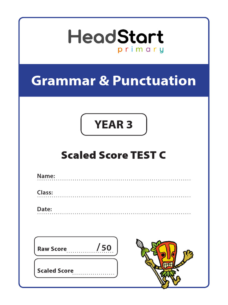 Y3 G&p-Scaled Score Test C | PDF