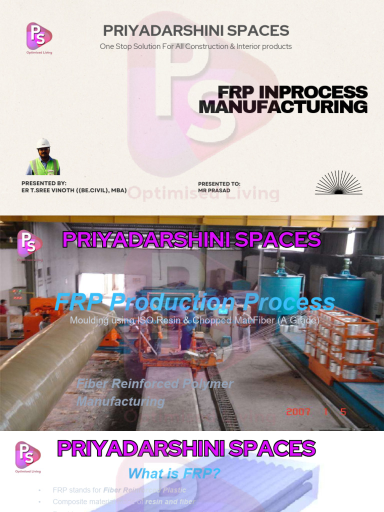 FRP Production Process - REVISED | PDF | Fibre Reinforced Plastic ...