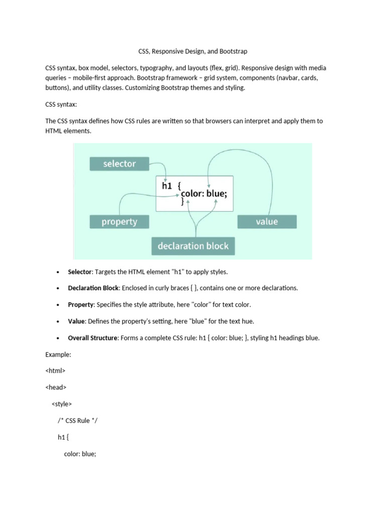Full Unit 2 1st Topic | PDF | Bootstrap (Front End Framework) | Page Layout
