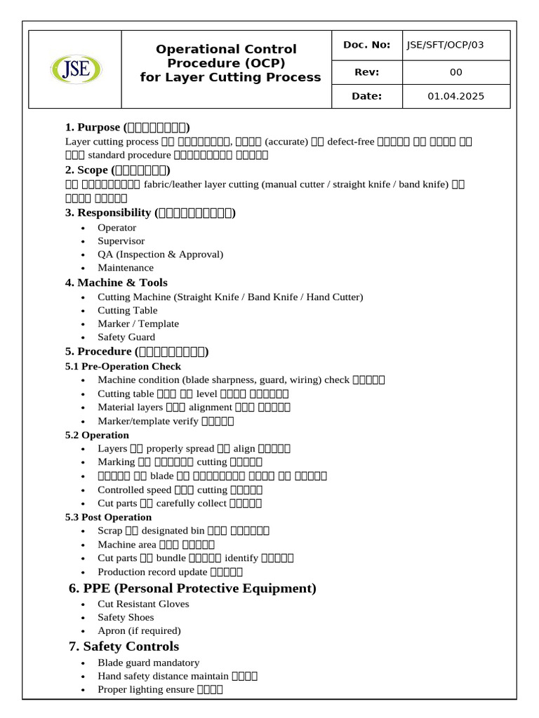 3- Ocp for Layer Cutting | PDF