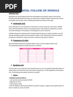 Antenatal Care Card Template | PDF | Gynaecology | Sexual Reproduction