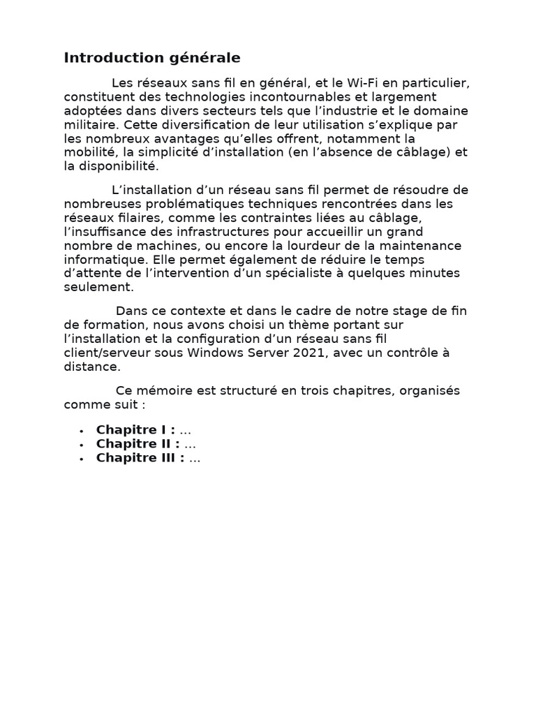 Introduction Générale | PDF