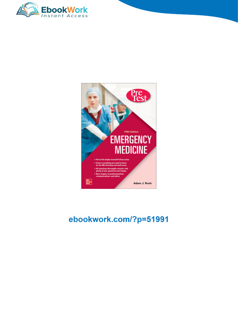 PreTest Emergency Medicine Adam J. Rosh Sample | PDF | Doctor Of ...