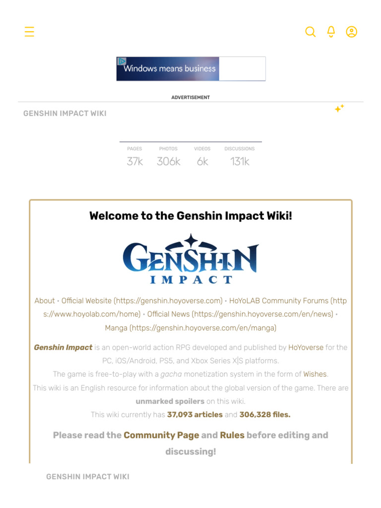 Genshin Impact Wiki _ Fandom | PDF