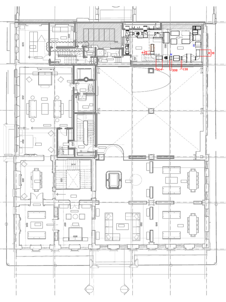 3-Floor Plan - Level 01 | PDF | Stairs | Transport Buildings And Structures