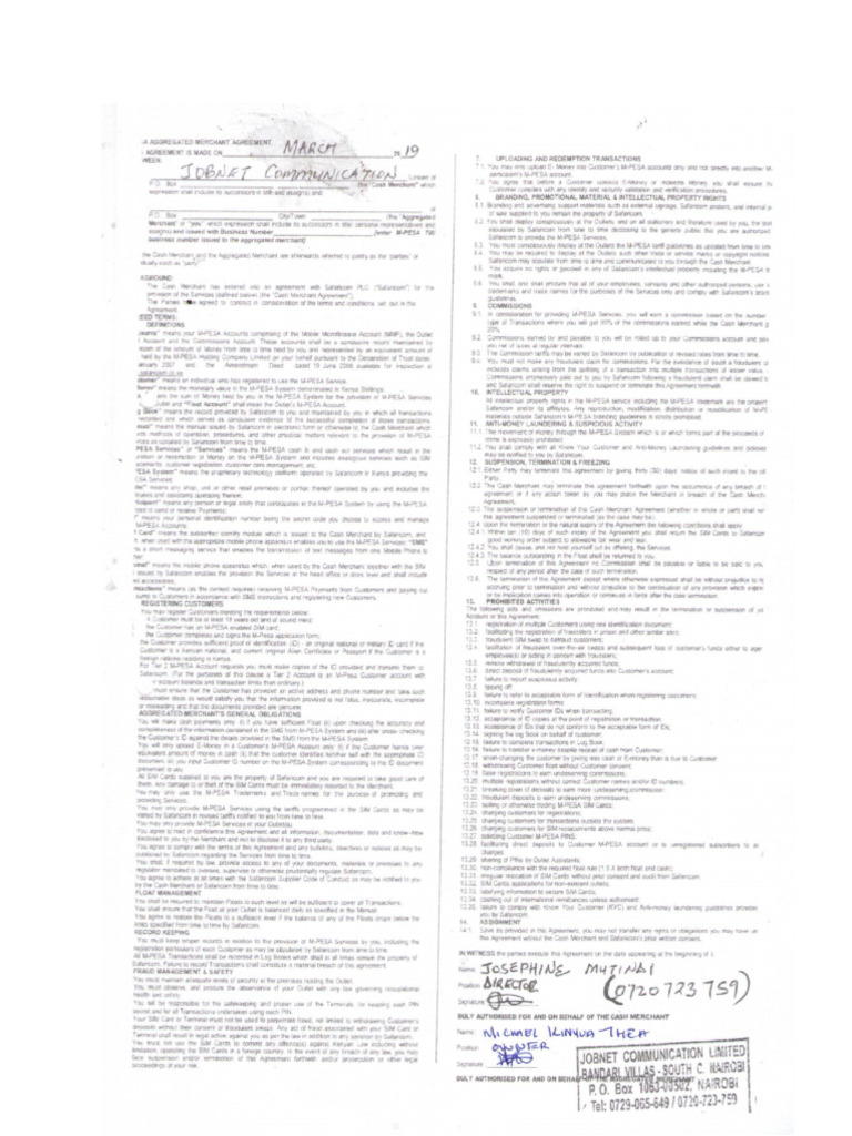 Signed Contract | PDF