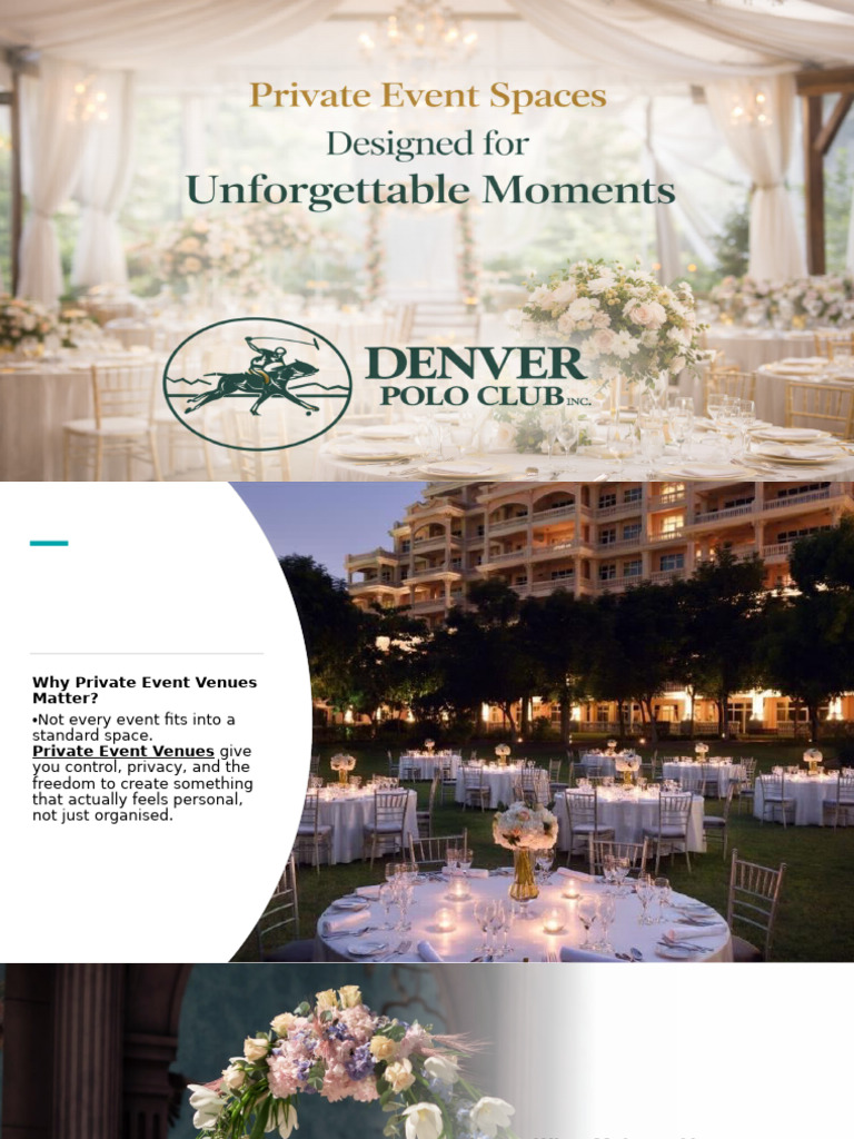 Private Event Spaces Designed for Unforgettable Moments | PDF