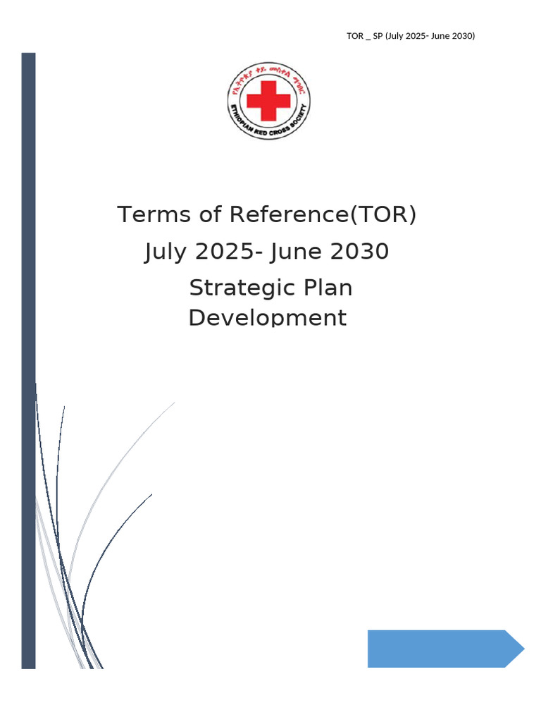 Final ToR-SP (2026 - 2030) | PDF | Strategic Planning | Goal