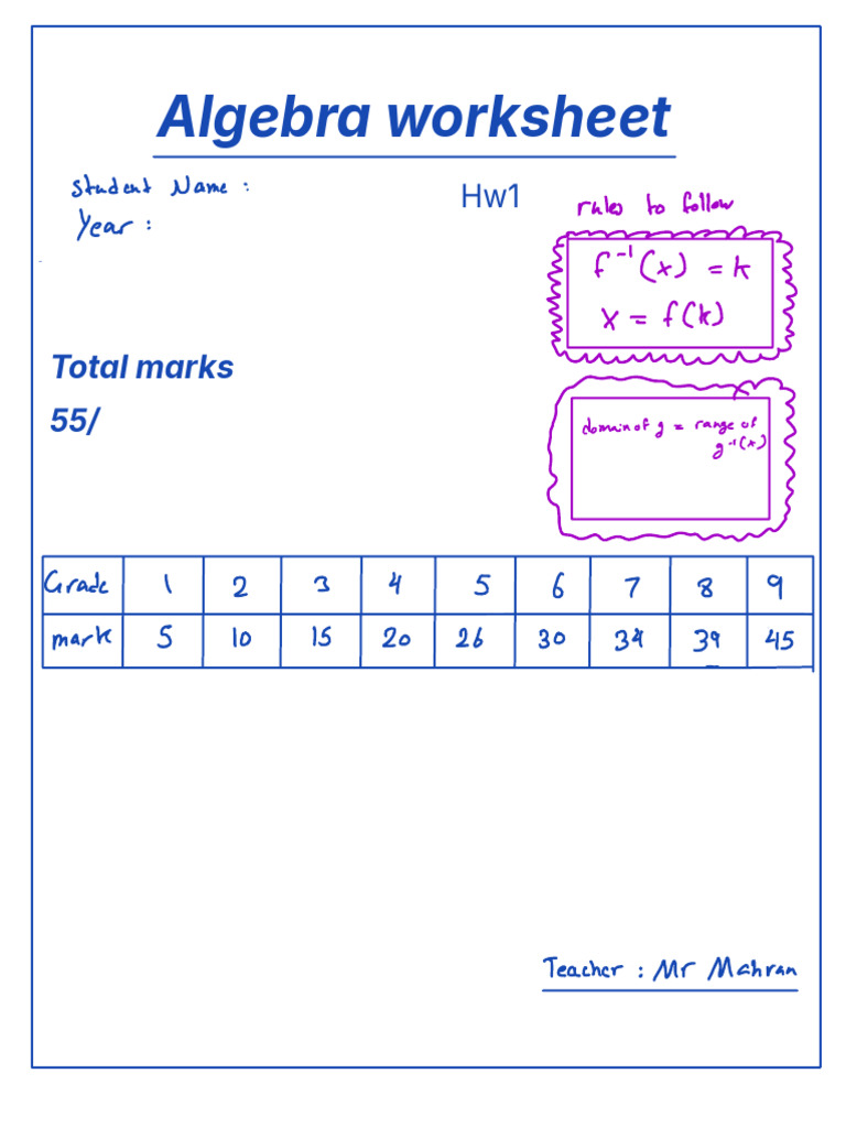 Algebra worksheet (1)_260401_135536 | PDF