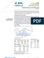 DSE Performance in First Half of 2012