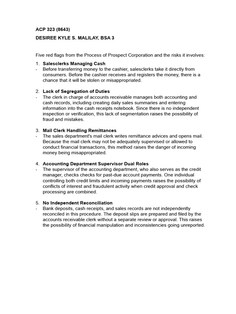 Acp 3238643 Flowchart Red Flags | PDF