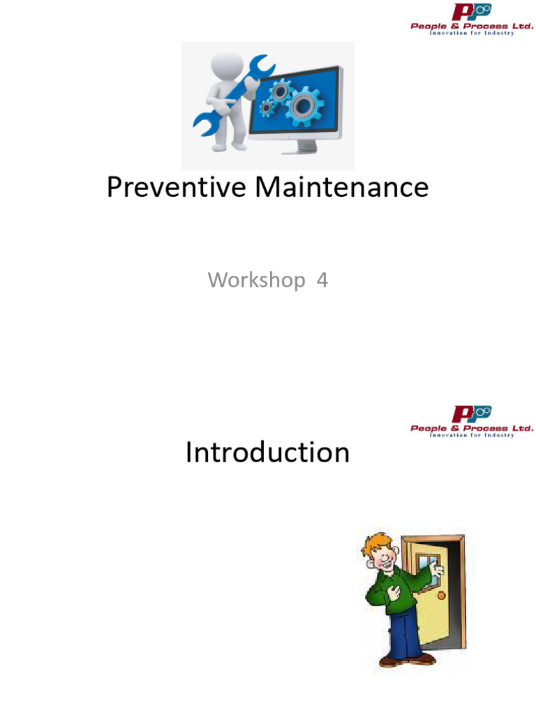 Preventive Maintenance - Workshop 4 | PDF